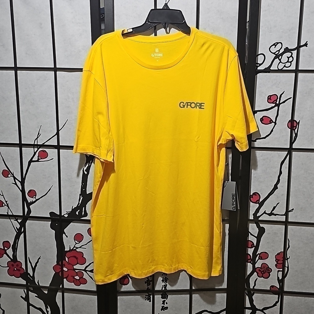 G/Fore Yellow T-Shirt Size XL NWT